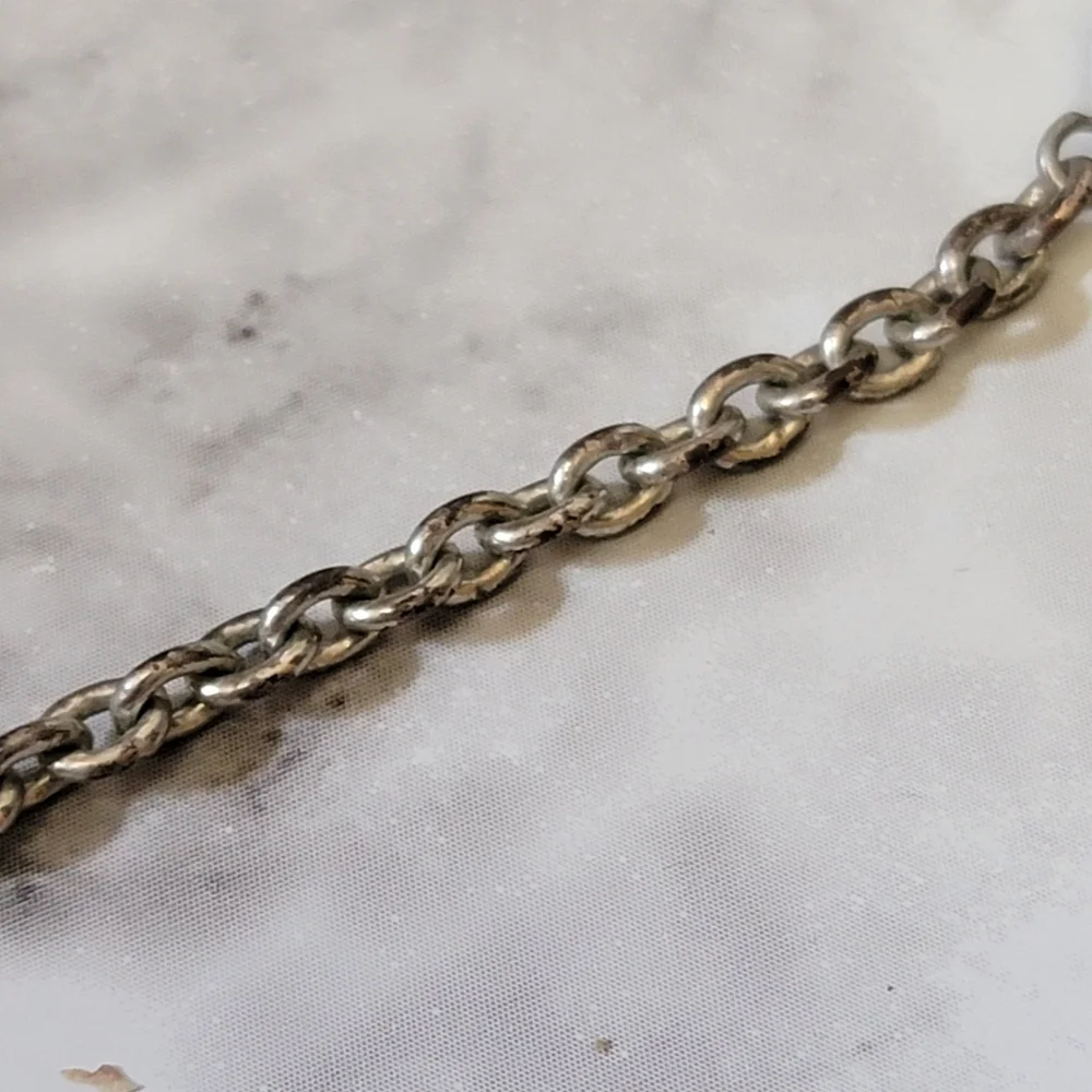 VTG Y2K Yellow Bead Station Necklace‎ Aurora Borealis 60